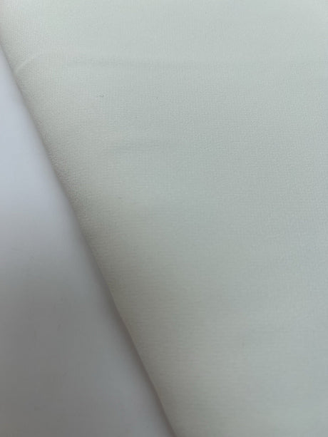 Cotton Blend Woven Fabric Beige White