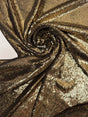 Cotton Knitted Sequined Fabric Silver-Golden