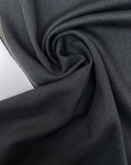 Cotton Blend Twill Melange Gray