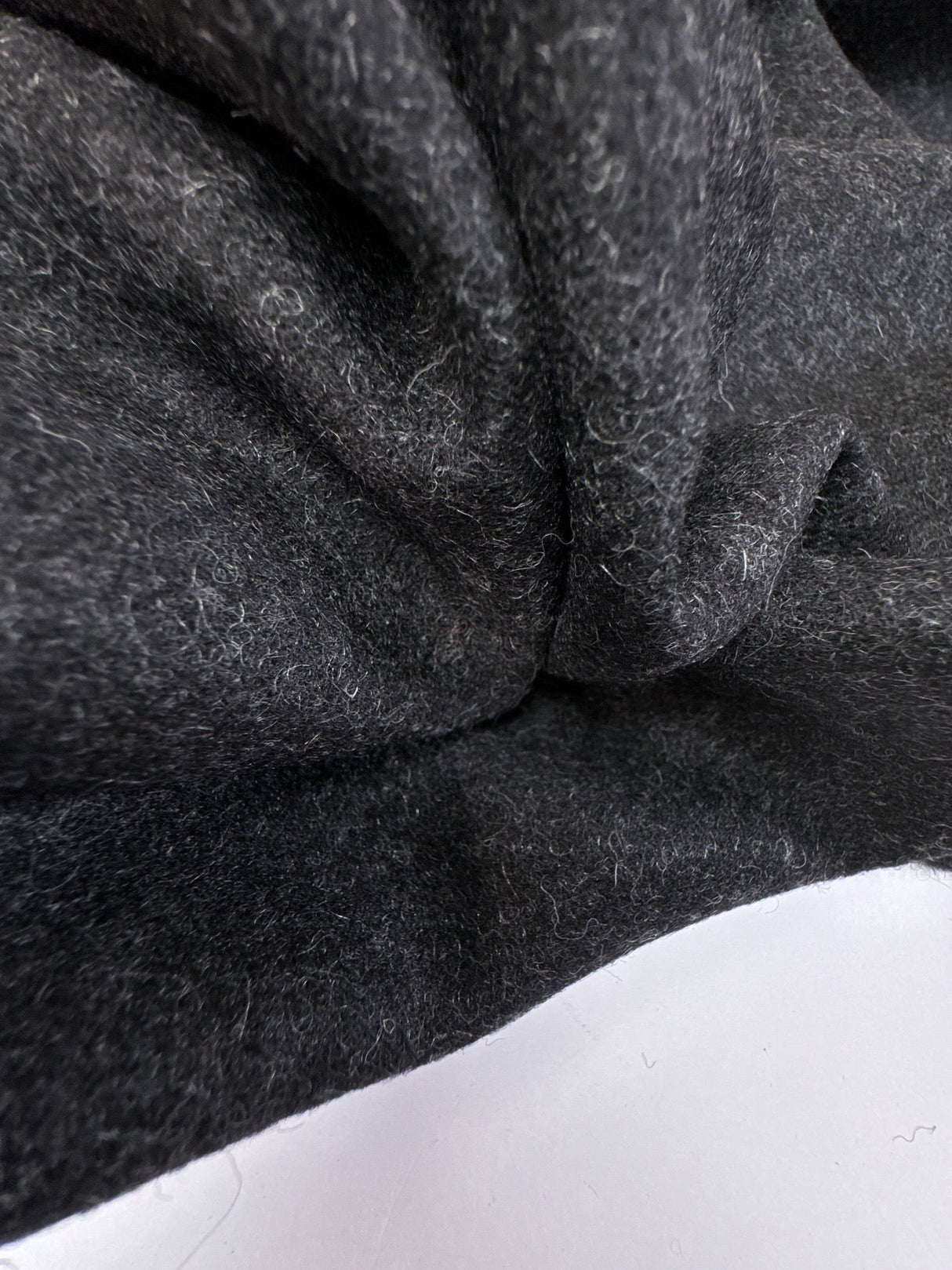 Wool Blend Tweed Gray