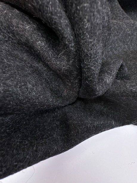Wool Blend Tweed Gray