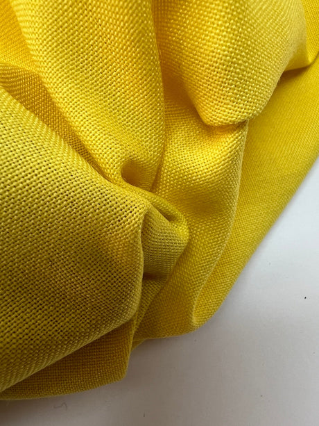 Italian Yellow Wool Fabric