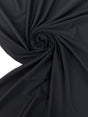 Polyamide Elastane Knitted Fabric Black Blue