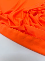 Orange Stretch Knitted Fabric