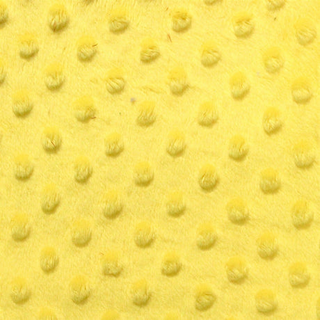 Minky Dimple Dot Faux Fur Fabric - 100 Percent Polyester, Embossed Dimple Dot, 60" Width (1 Yard)