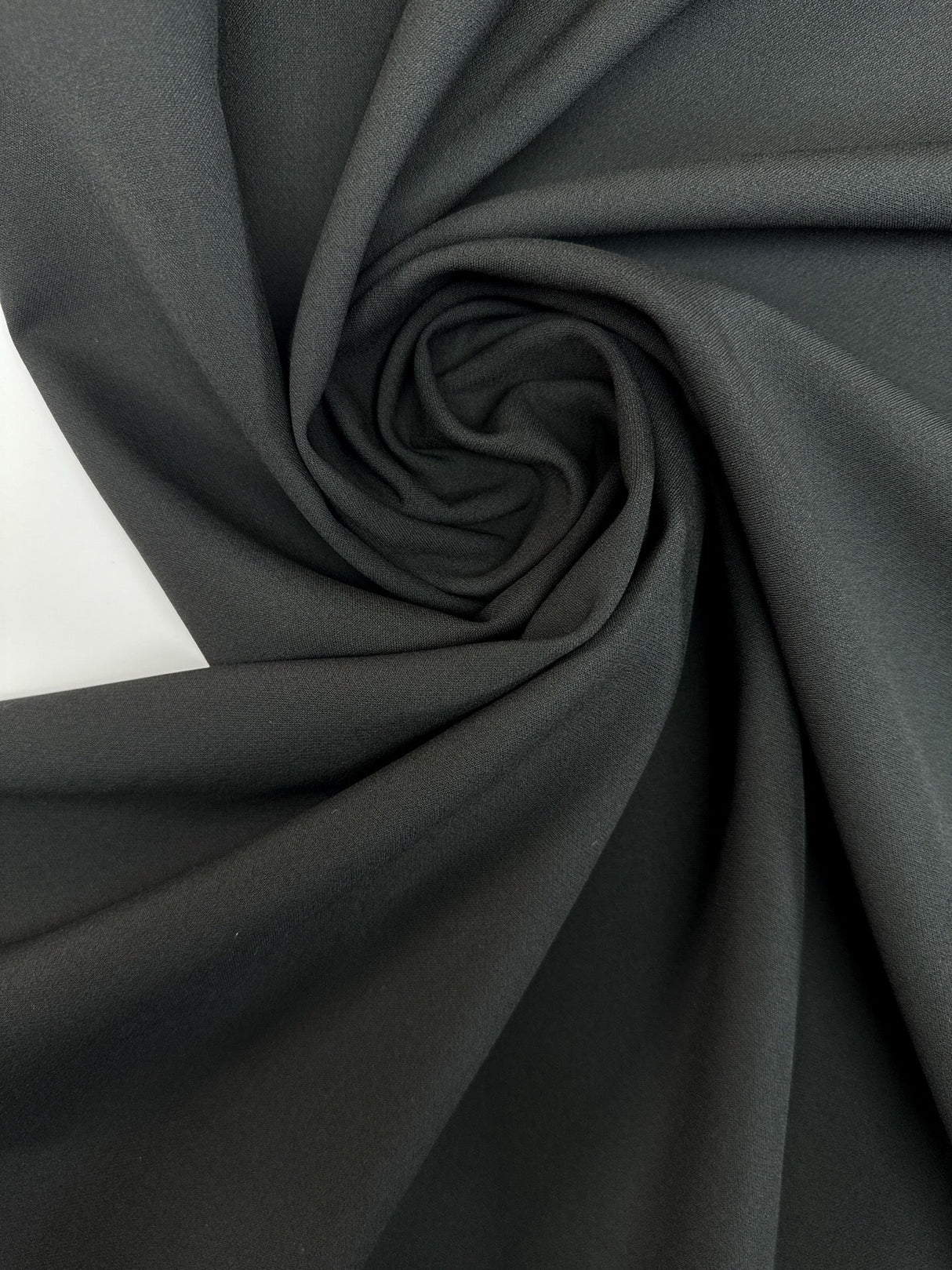 Black Double Weave Stretch Fabric