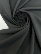 Black Double Weave Stretch Fabric