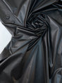 Italian Black Waterproof Polyester Jacket Fabric