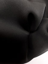 Black Polyester Knitted Fabric