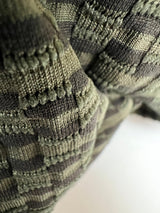 Green Stretch Jacquard Knit