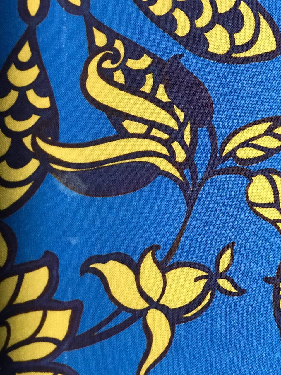 Printed Viscose Staple Fabric