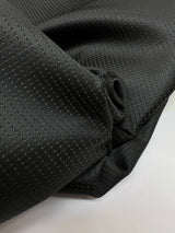 Wool Jacquard Fabric Black Striped