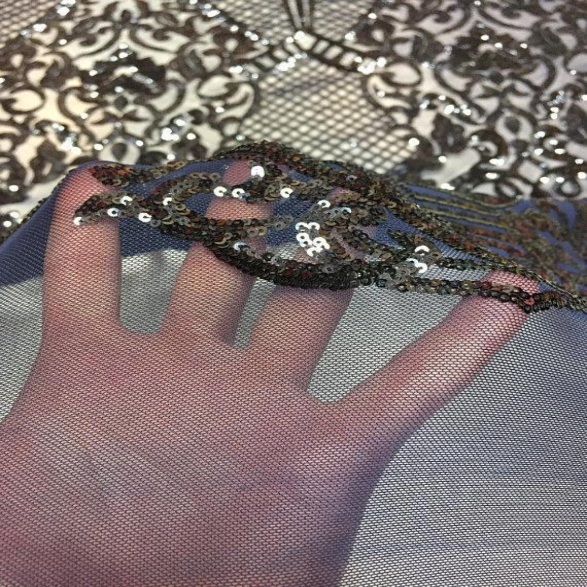 Stretch Sequins Fabric Chantal Deluxe