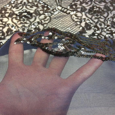 Stretch Sequins Fabric Chantal Deluxe