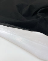 Wool Twill Coated Bonded White Blue Shades