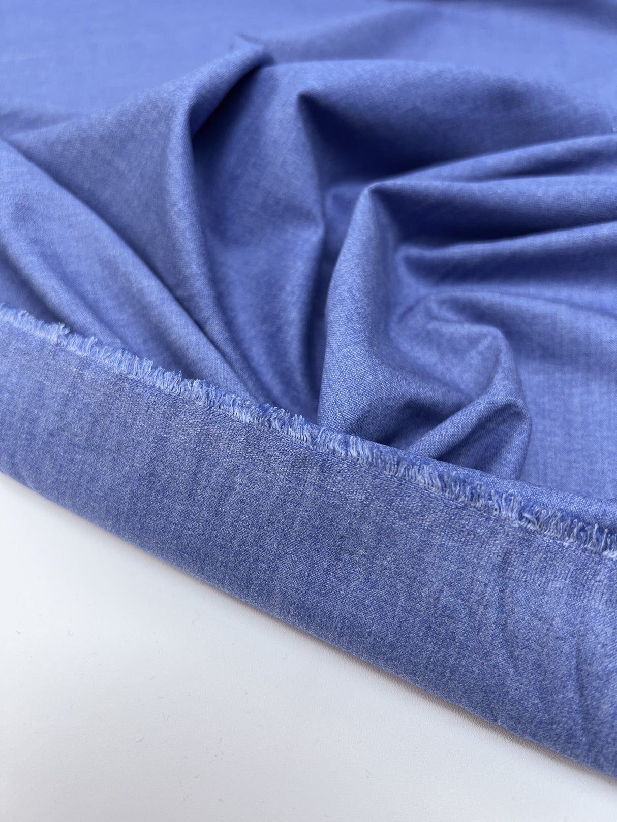 Viscose Melange Woven Fabric Blue