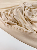 Beige Polyamide Knit Fabric