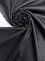 Black Cotton Viscose Elastane Woven
