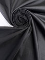 Black Cotton Viscose Elastane Woven