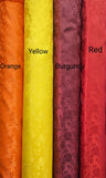 1 Yard Satin Brocade Jacquard Fabric Embossed Floral Pattern Shiny Polyester 58 59 Inches