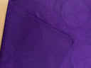 1 Yard Church Cross Fabric Matte Brocade Jacquard Polyester Green or Purple 58 59 Inches