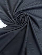 Wool Changeant Jacquard Fabric Purple Black