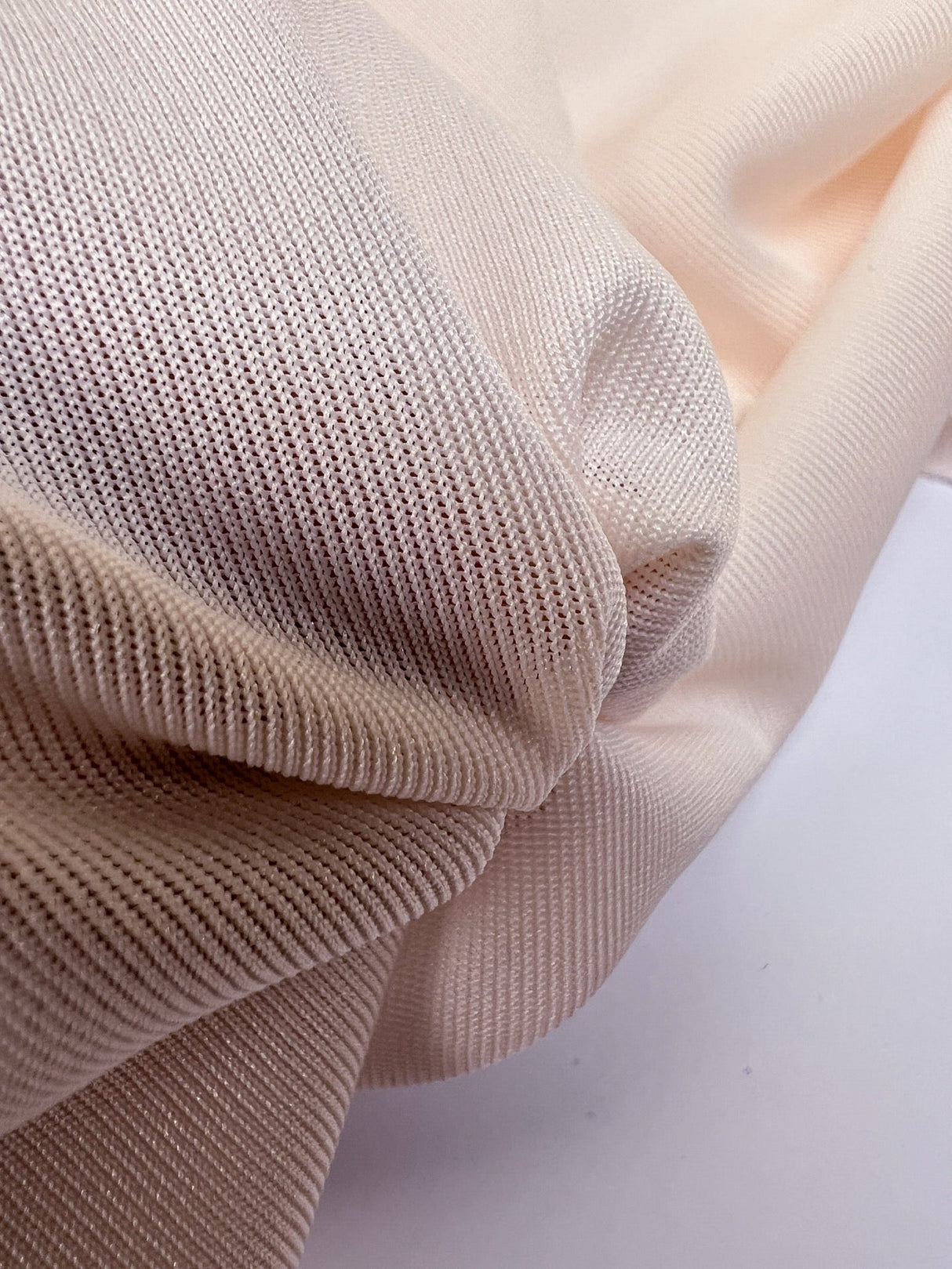 Pink Polyester Knitted Fabric