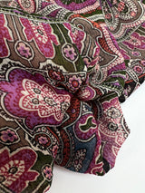 Polyamide Chiffon Multicolour Paisley Print