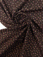 Printed Wool Fabric Brown Geometric