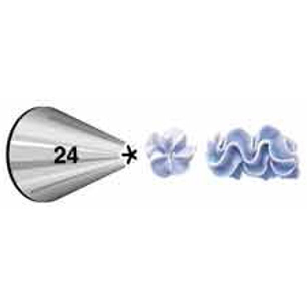 Wilton No. 24 Closed Star Decorating Tip