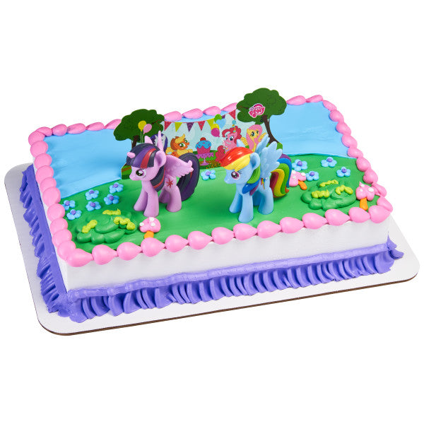 My Little Pony cake Kit – 3-Piece Cake Topper Set by DecoPac