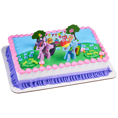 My Little Pony cake Kit – 3-Piece Cake Topper Set by DecoPac