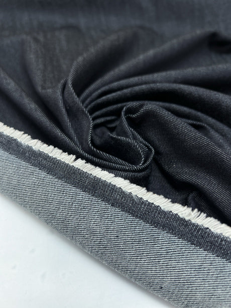 Cotton Elastane Denim Twill Blue