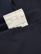 Blue Polyester Viscose Elastane Twill