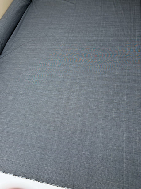 Stretch Checked Suiting Fabric