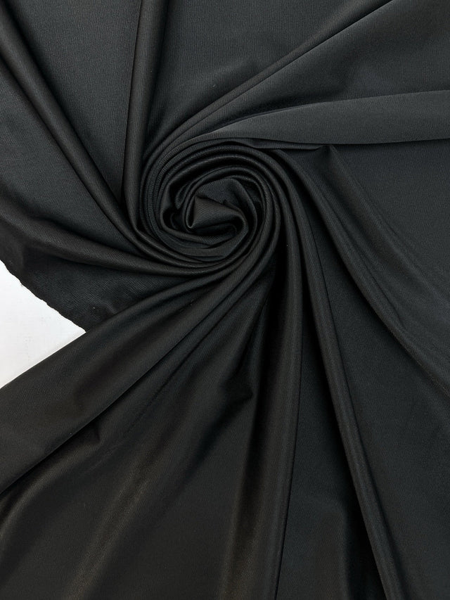 Viscose Knit Moiré Black