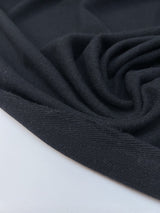 Wool Tweed Fabric Blue Black