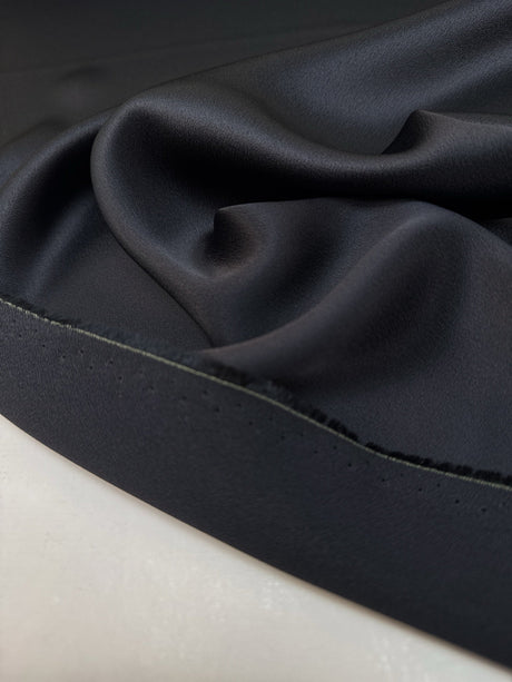 Viscose Satin Blue Dress Fabric