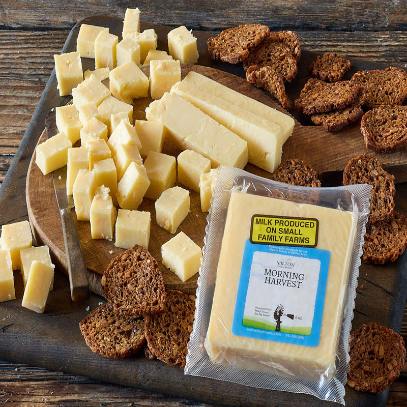 Morning Harvest Cheese Creamy Aged Artisan Cheddar Style Cheese