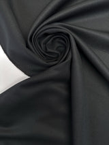 Jacquard Blend Suiting Fabric Black