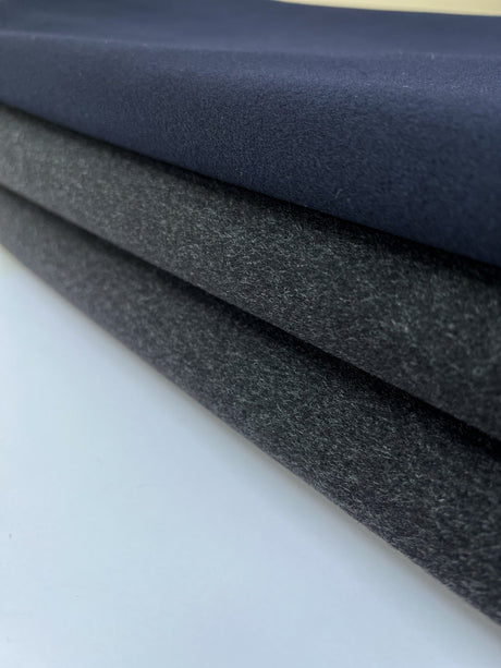 Wool Coat Fabric Purple Gray Shades