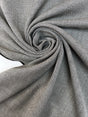 Wool Tweed Fabric White Shade
