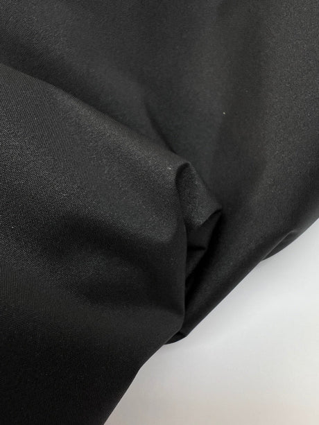 Black Polyamide Jacket Fabric
