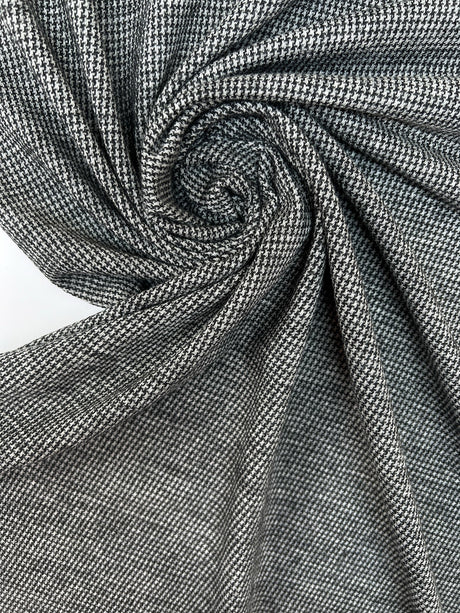 Houndstooth Jacquard Knit