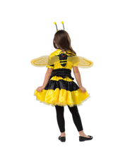 Kids bumblebee costume with top skirt wings and headband