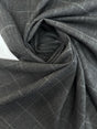 Wool Tweed Checked Gray