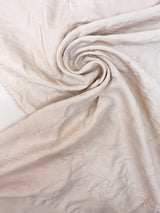 Polyester Double Weave Froassé Beige-Pink