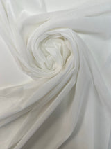 Nylon Viscose Mesh White Shade