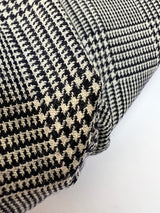 Wool Houndstooth Checked Fabric