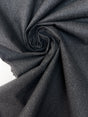 Italian White Wool Twill Fabric
